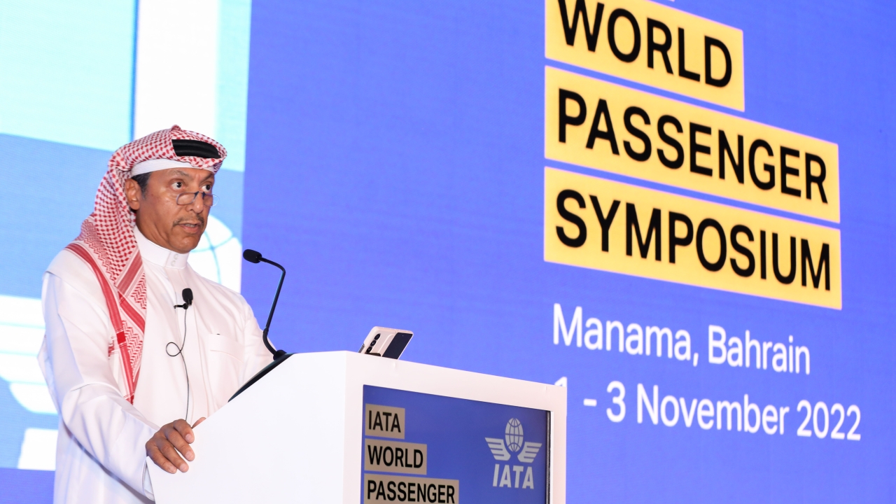 Gulf Air CEO Opens IATA’s World Passenger Symposium in Bahrain Times